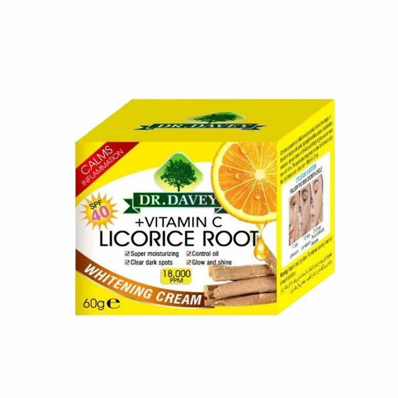 Dr. Davey Whitening Cream with Licorice & Vitamin C (60g)