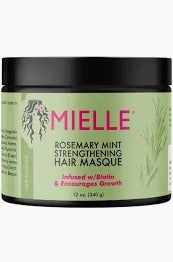 Mielle Rosemary Mint Strengthening Hair Masque- 340g.