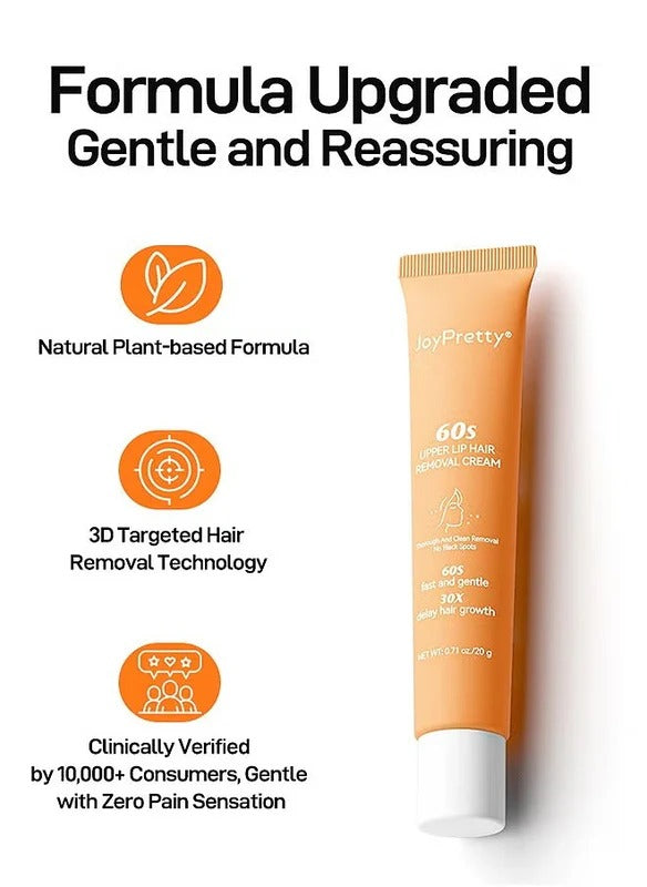 JoyPretty 60 Seconds Upper Lip Hair Removal Cream (20 g)