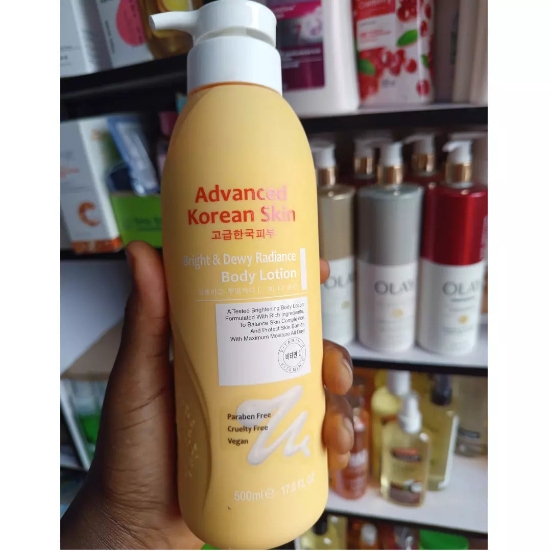 Advanced Korean Skin Bright & Dewy Radiance Body Lotion – 500mL