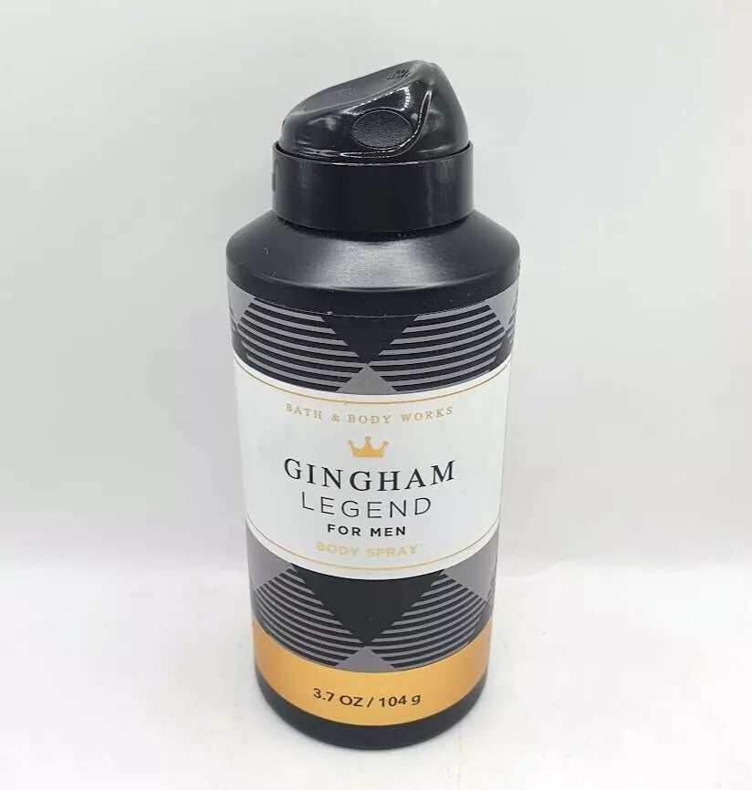 Bath & Body Works Gingham Legend Body Spray for Men (3.7 fl oz)