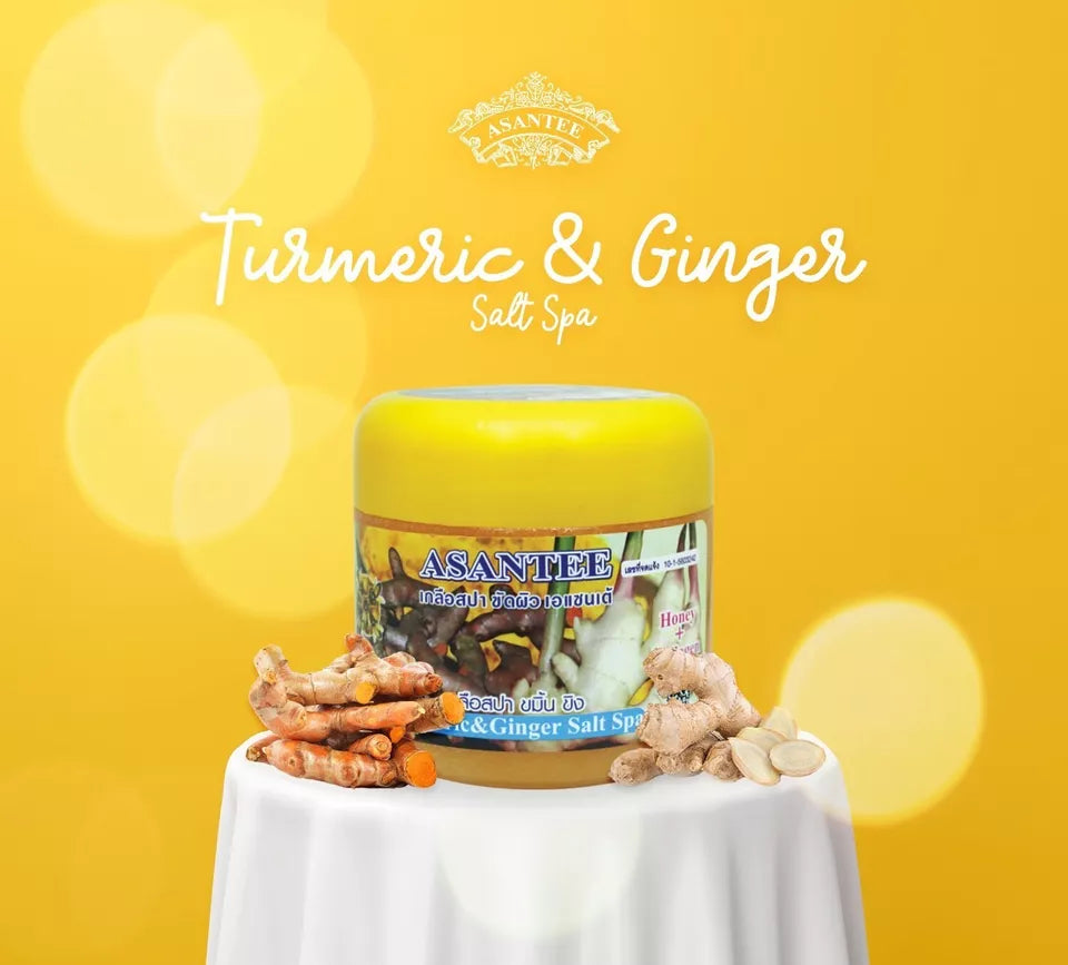 Asantee Turmeric and Ginger Salt Spa Scrub