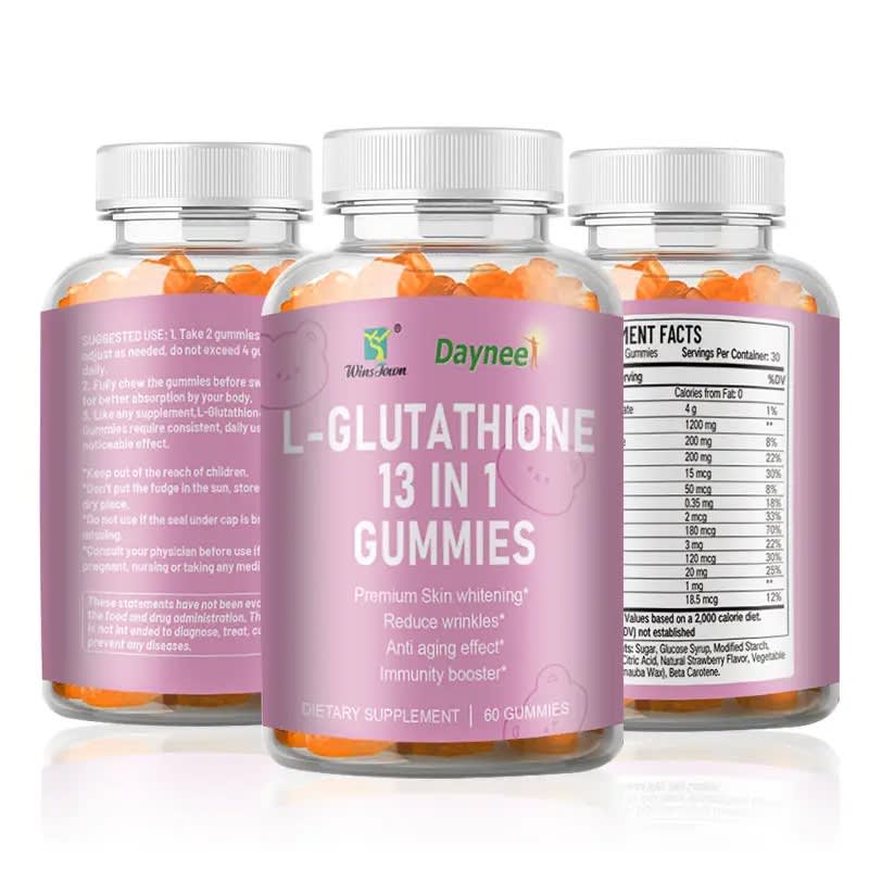 DAYNEE L-glutathione gummies skin whitening vitamins natural gummy Daily nutritional supplements Custom