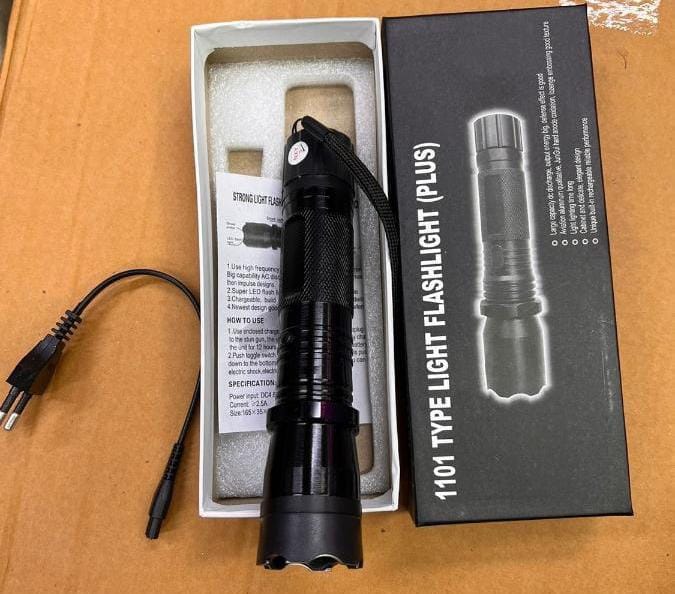 🔥 LIMITED DEAL — 1101 Shock Tactical Flashlight | Ultra-Bright LED + Military-Grade Aluminum + Rechargeable | KSh 1,850