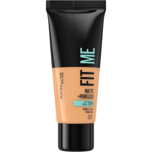 MAYBELLINE FIT ME MATTE AND PORELESS FOUNDATION 312 GOLDEN