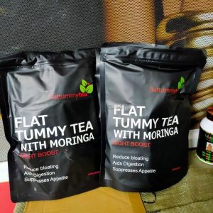 WINS TOWN Flat Tummy Tea With Moringa