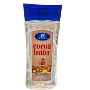 Dr. Davey Cocoa Butter Glow Body Oil With 100% Pure Cocoa Butter.