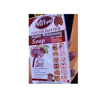 VEET GOLD Cocoa butter Super Whitening Soap anti dark spot-250g