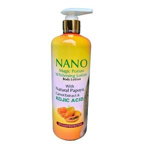 Nano Magic Potion Whitening Body lotion with kojic acid ,Papaya & Carrot extract For Sun Protection ,Moisturizing ,Even tone,natural glow