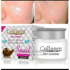 Try Me Collagen Deep Cleansing Snail Whitening Cream 80g