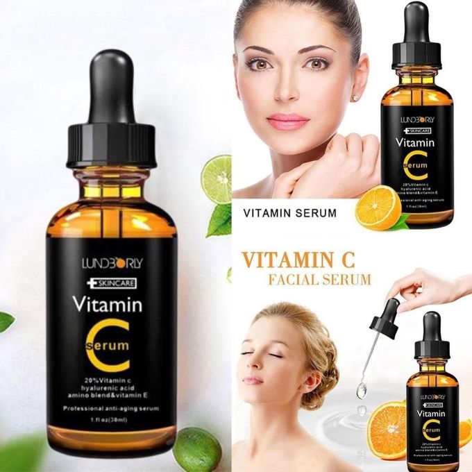 Lundborly Vitamin C Face Serum Anti-aging Anti-wrinkle Firming