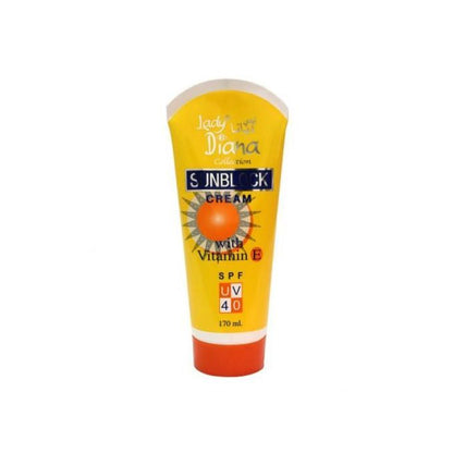 Lady Diana Sunblock Cream With Vitamin Spf Uv 40 170Ml