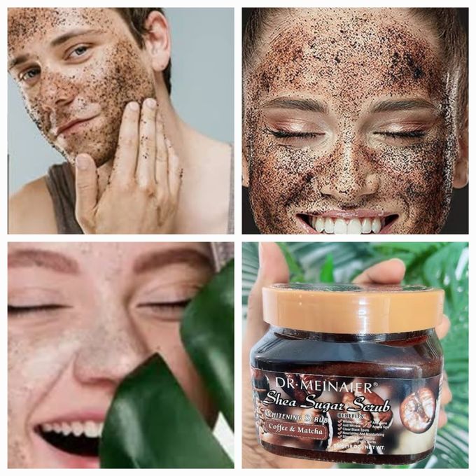 Dr Meinaier Shea Sugar( Coffee & Matcha) Whitening Scrub- 650G