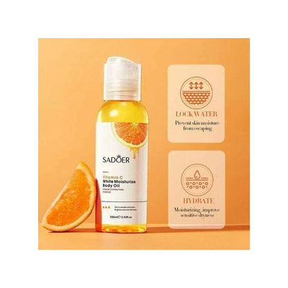 Sadoer Vitamin C White Moisturize Body Oil (100ML)