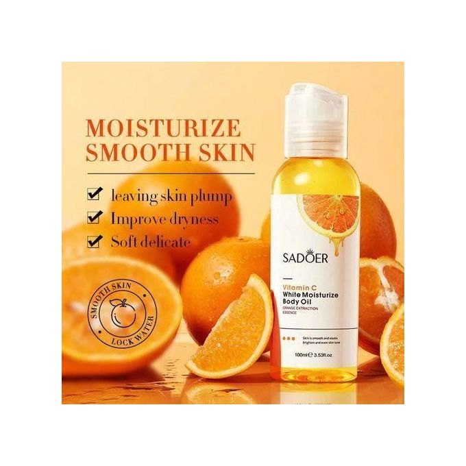 Sadoer Vitamin C White Moisturize Body Oil (100ML)