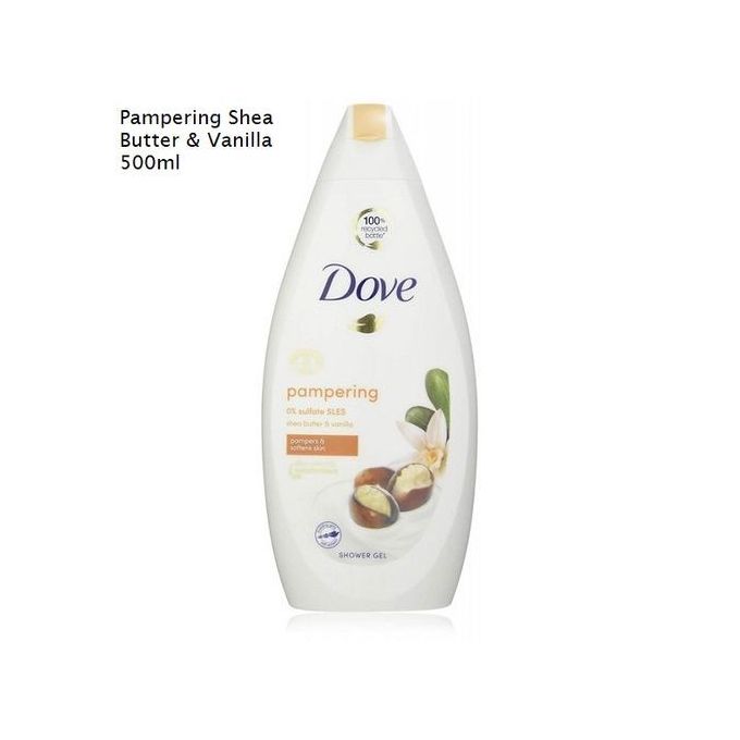 Dove Pampering Shea Butter & Warm Vanilla Body Wash -500ML