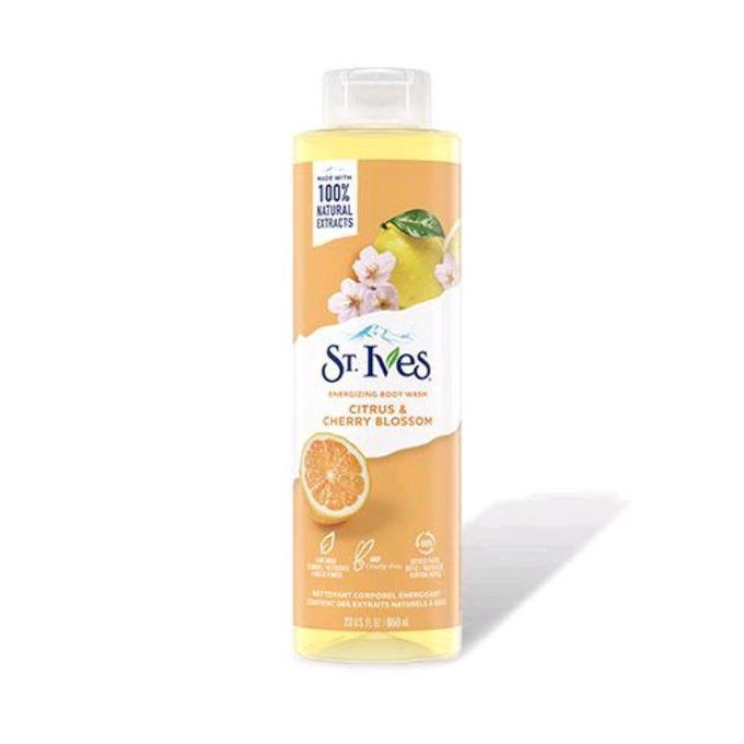 St. Ives Citrus & Cherry Blossom Energizing Body Wash, 650ml