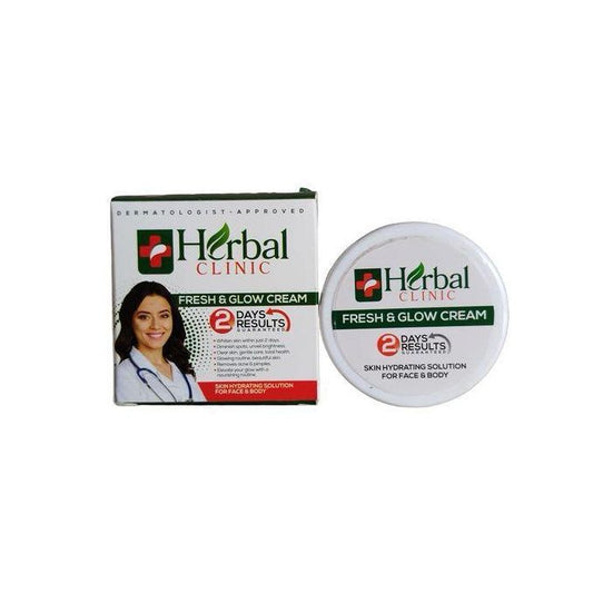 Herbal Clinic Fresh and Glow Face Cream.