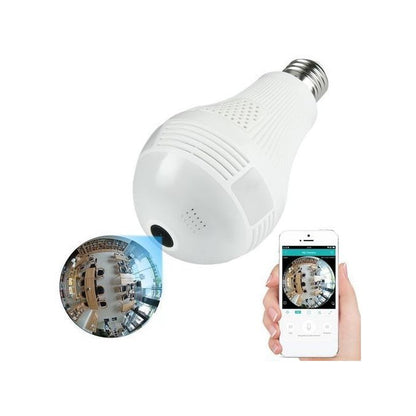 Panoramic 360° CCTV Bulb Wi-Fi Hidden Camera
