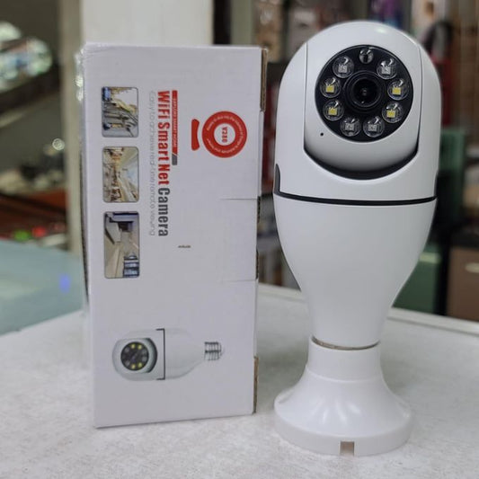 V380 Pro 2.0MP Smart Wireless WiFi Bulb Camera – Panoramic View with Night Vision