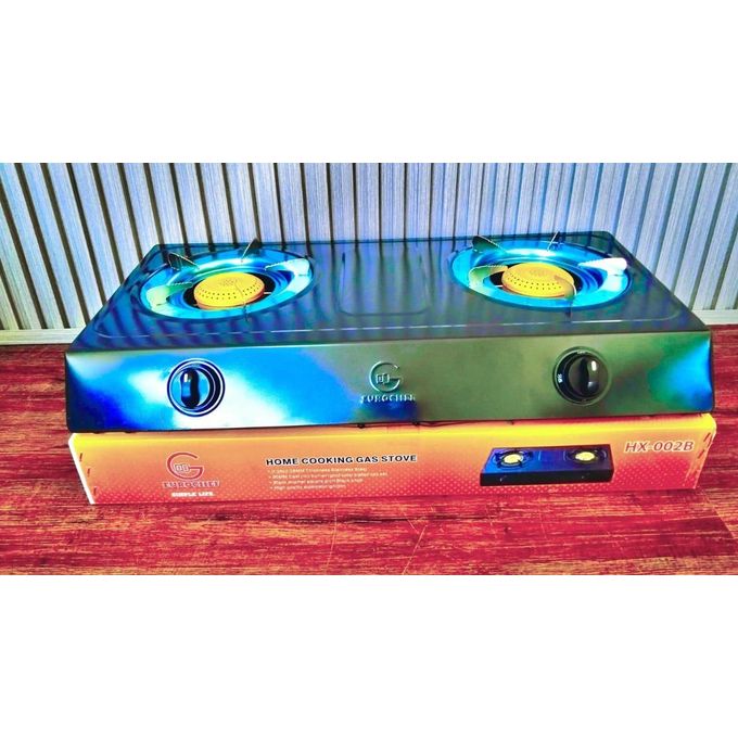 Eurochef Table Top Stainless Steel 2-Burner Gas Cooker