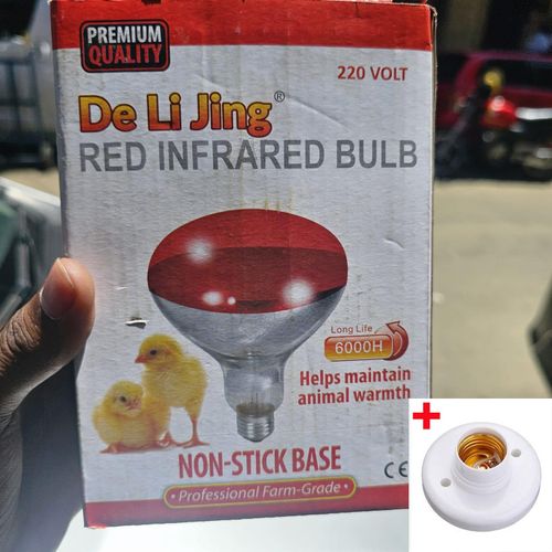 DE LI JING Red Infrared Chicken Bulb