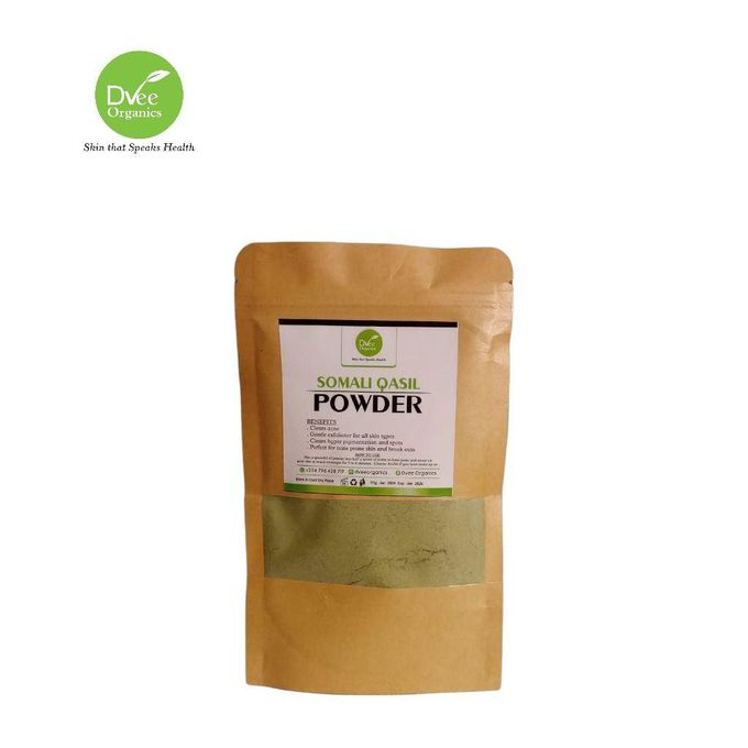 Dvee Organics Somali Qasil Powder – Natural Exfoliating Scrub & Mask