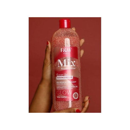 Fair & White Mix Ready To Glow Radiance Peeling Exfoliating Shower Gel – 940ml