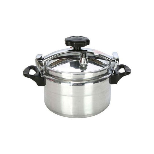 Aluminium Pressure Cooker – Non-Explosive, 2-Handle (5 Litres)