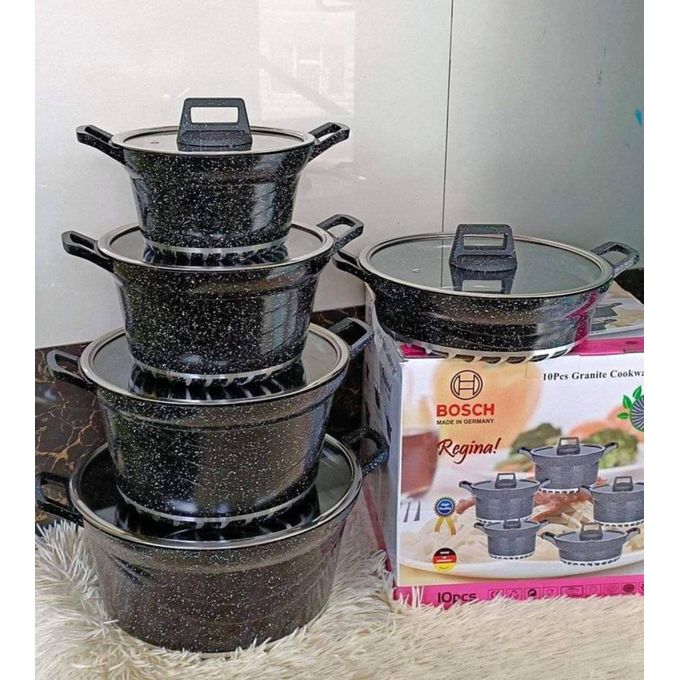 Bosch 10 PCS Non-Stick Granite Cookware Set