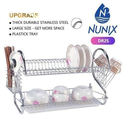 2-Layer Stainless Steel Dish Rack