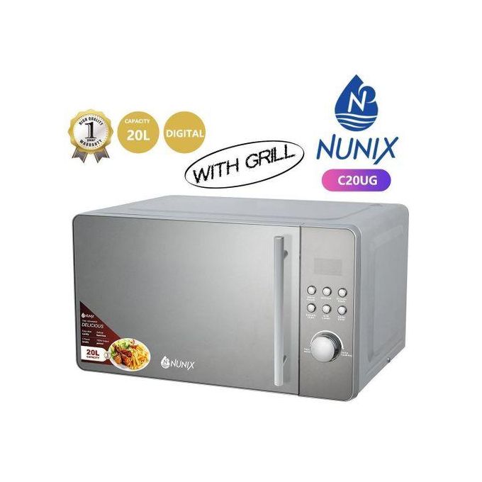 Nunix C20UG Digital Microwave Oven 20L with Grill