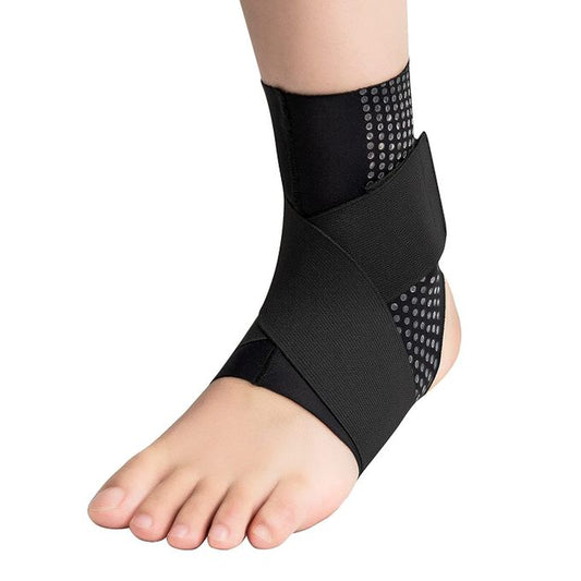 Ankle Support Brace with Adjustable Compression Strap