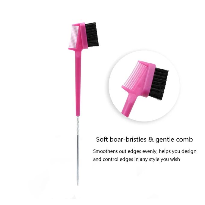 Edge Brush and Comb with Pintail