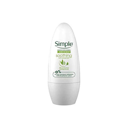 Simple Soothing Antiperspirant Roll-On – 45ml