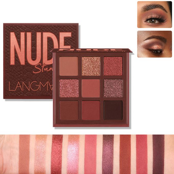 Langman 9 Colors Makeup Eyeshadow Palette – Eye Shadow Glitter