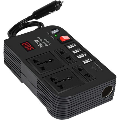 300W Car Power Inverter – DC 12V to AC 220V