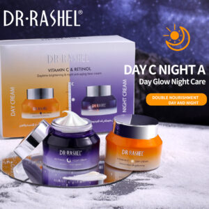 DR. RASHEL Facial Serum Set(3 Pack) + VC Day Cream & Retinol Night Cream (2 Pack)