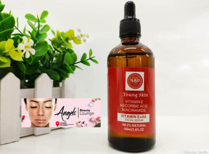 QBD Young Skin Vitamin E Facial Serum with Niacinamide