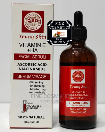 QBD Young Skin Vitamin E Facial Serum with Niacinamide