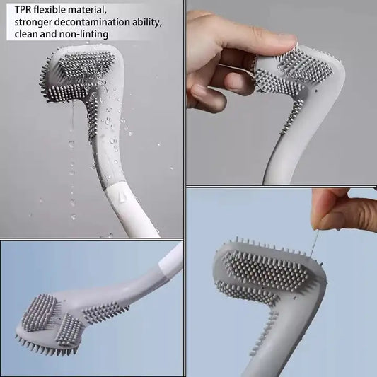 Silicone Bristle Toilet Brush