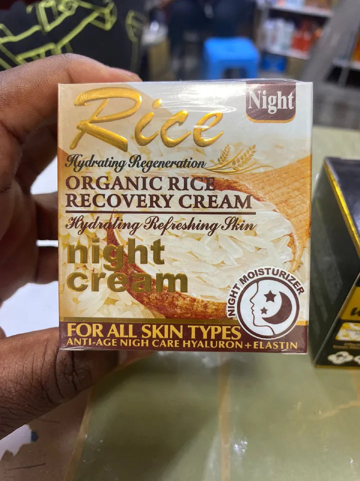 Fruit of the Wokali Organic Rice Recovery Night Cream