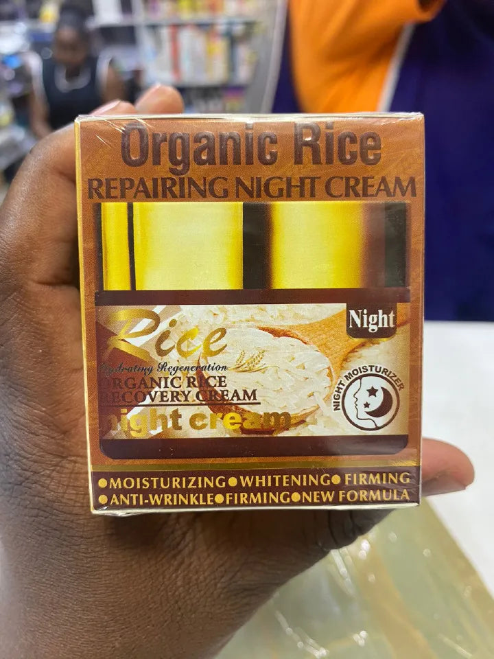 Fruit of the Wokali Organic Rice Recovery Night Cream