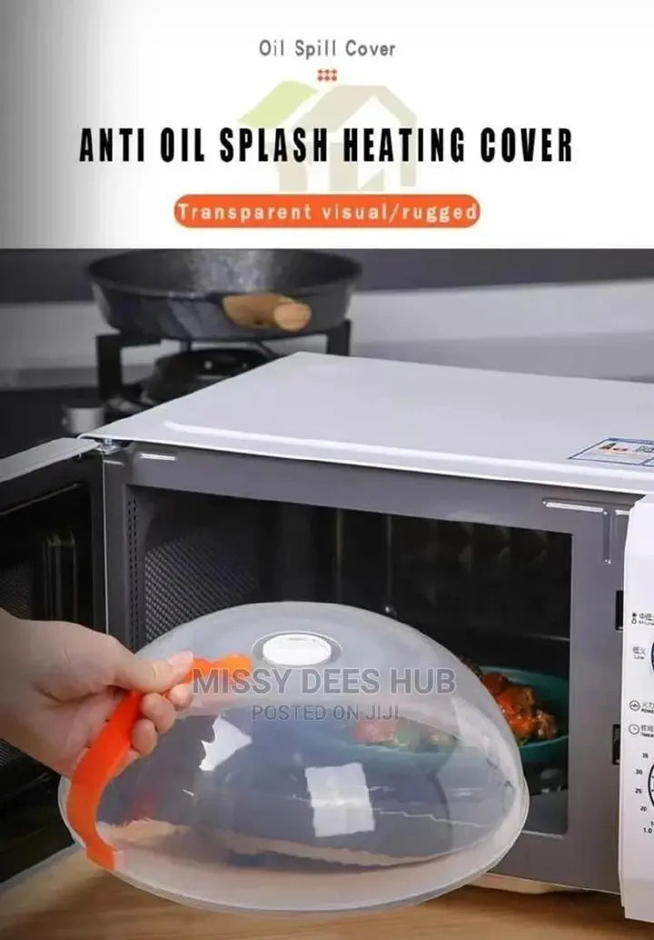 Vent Microwave Food Cover with Detachable Handle