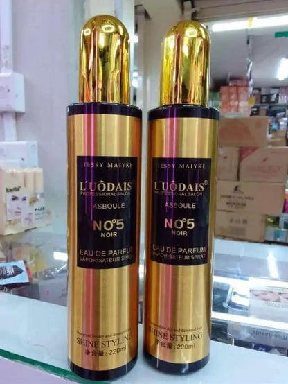 Luodais NO.5 Shine Hair Spray Perfume For Human Hair/Wigs/Weaves..