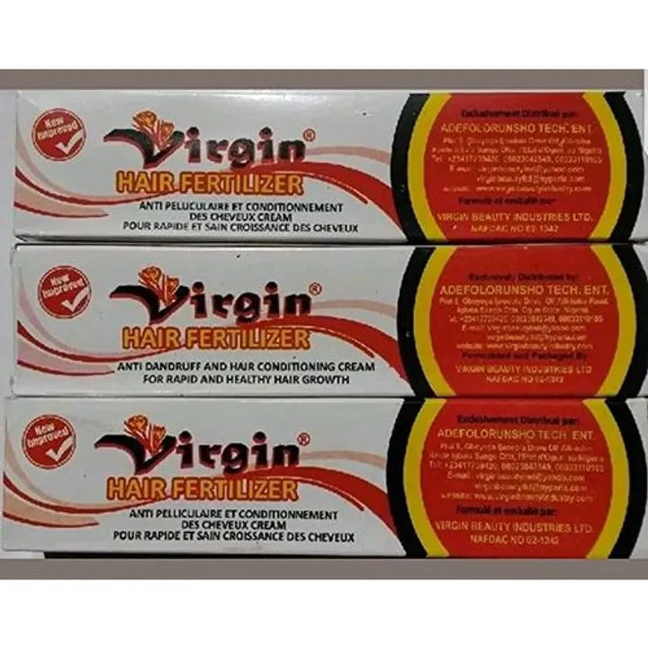 VIRGIN Hair Fertilizer Fast Active Anti Dandruff & Growth Cream