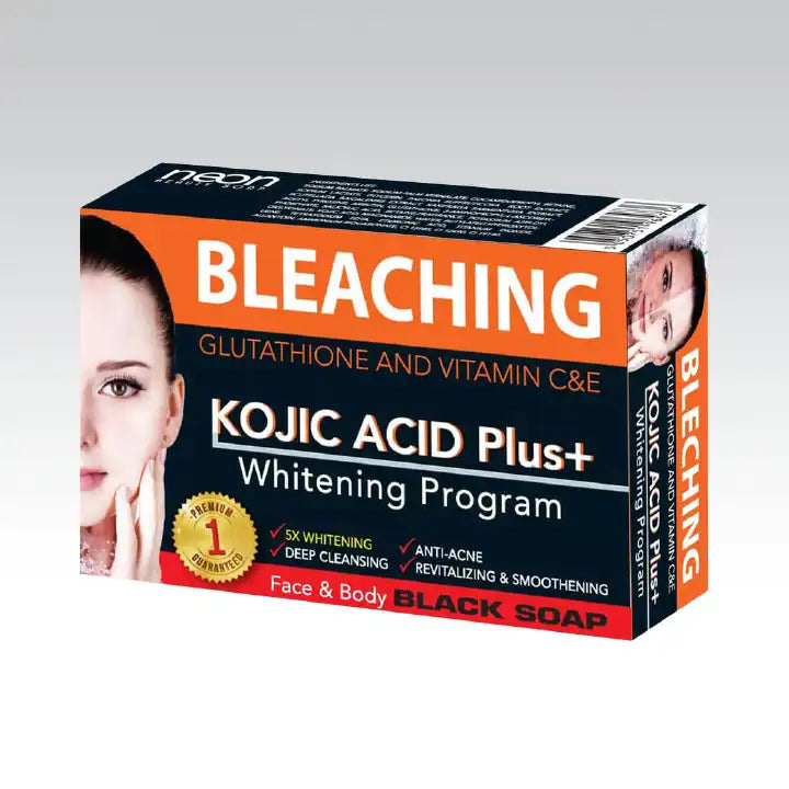 Neon Bleaching Kojic Acid Plus Black Soap