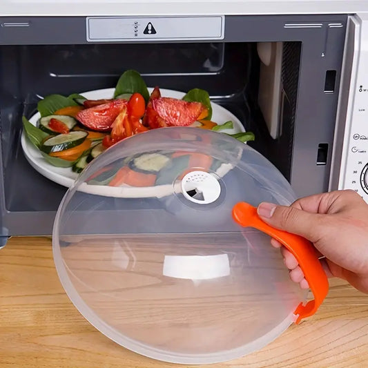 Vent Microwave Food Cover with Detachable Handle