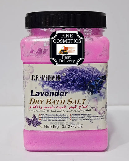 Dr. Meinaier Lavender Dry Bath Salt Exfoliating Body Scrub