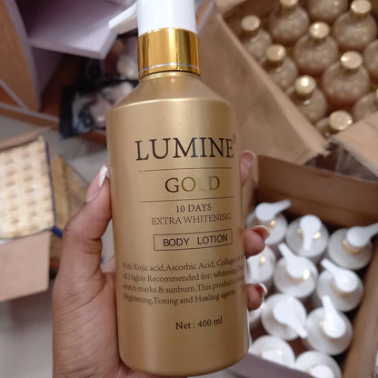 Lumine gold exra whitening body lotion 400ml